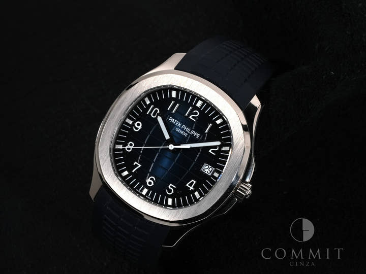 Patek Philippe Aquanaut Ref. 5168G-001 White Gold with Midnight Blue Dial