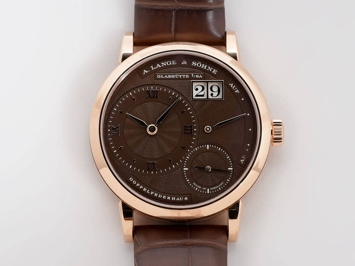 A. Lange & Söhne Little Lange 1 Ref. 181.037 Pink Gold, Cocoa Brown Dial, Pre-owned (wdwhxucn)