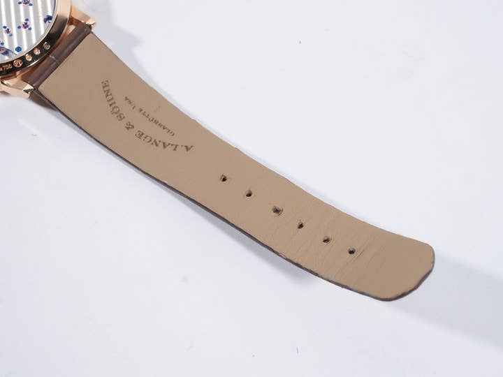 A. Lange & Söhne Little Lange 1 Ref. 181.037 Pink Gold, Cocoa Brown Dial, Pre-owned (wdwhxucn)