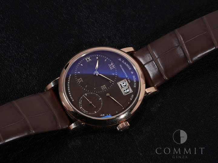 A. Lange & Söhne Little Lange 1 Ref. 181.037 Pink Gold, Cocoa Brown Dial, Pre-owned (wdwhxucn)