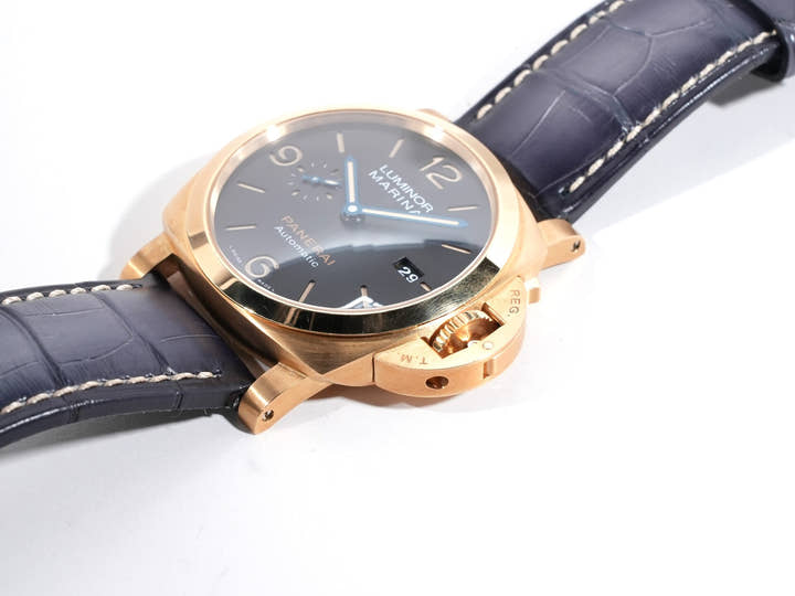 パネライ ルミノール マリーナ Ref.PAM01115 イエローゴールド ブラック文字盤 中古 gfe5ovc8