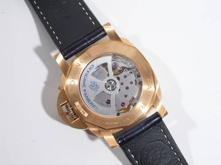 パネライ ルミノール マリーナ Ref.PAM01115 イエローゴールド ブラック文字盤 中古 gfe5ovc8