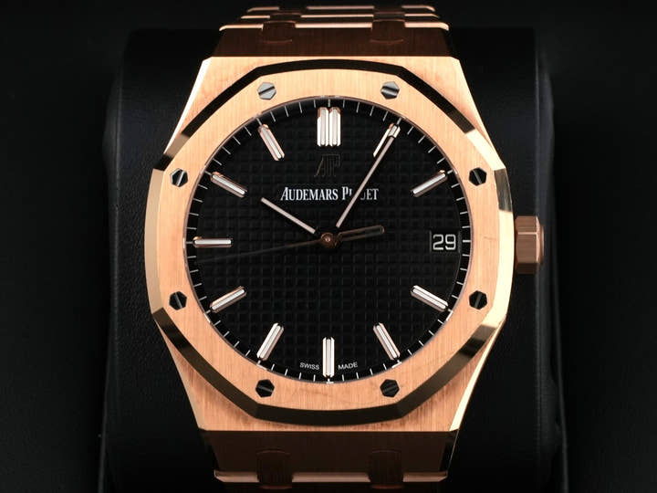 Audemars Piguet Royal Oak Ref. 15500OR.OO.1220OR.01 Pink Gold Black Dial