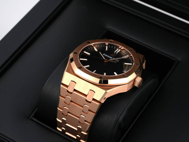 Audemars Piguet Royal Oak Ref. 15500OR.OO.1220OR.01 Pink Gold Black Dial