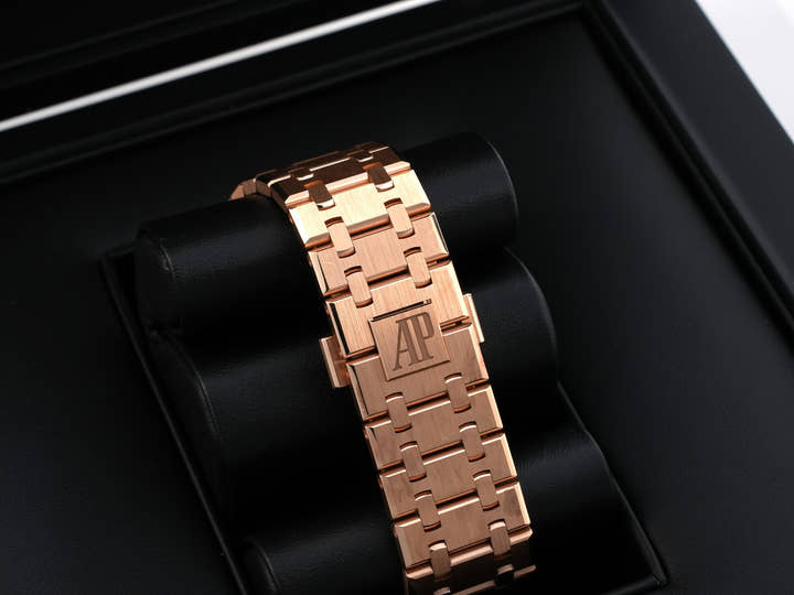 Audemars Piguet Royal Oak Ref. 15500OR.OO.1220OR.01 Pink Gold Black Dial