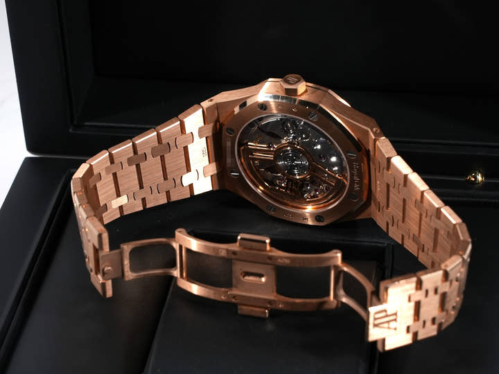 Audemars Piguet Royal Oak Ref. 15500OR.OO.1220OR.01 Pink Gold Black Dial