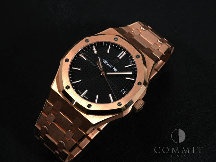 Audemars Piguet Royal Oak Ref. 15500OR.OO.1220OR.01 Pink Gold Black Dial
