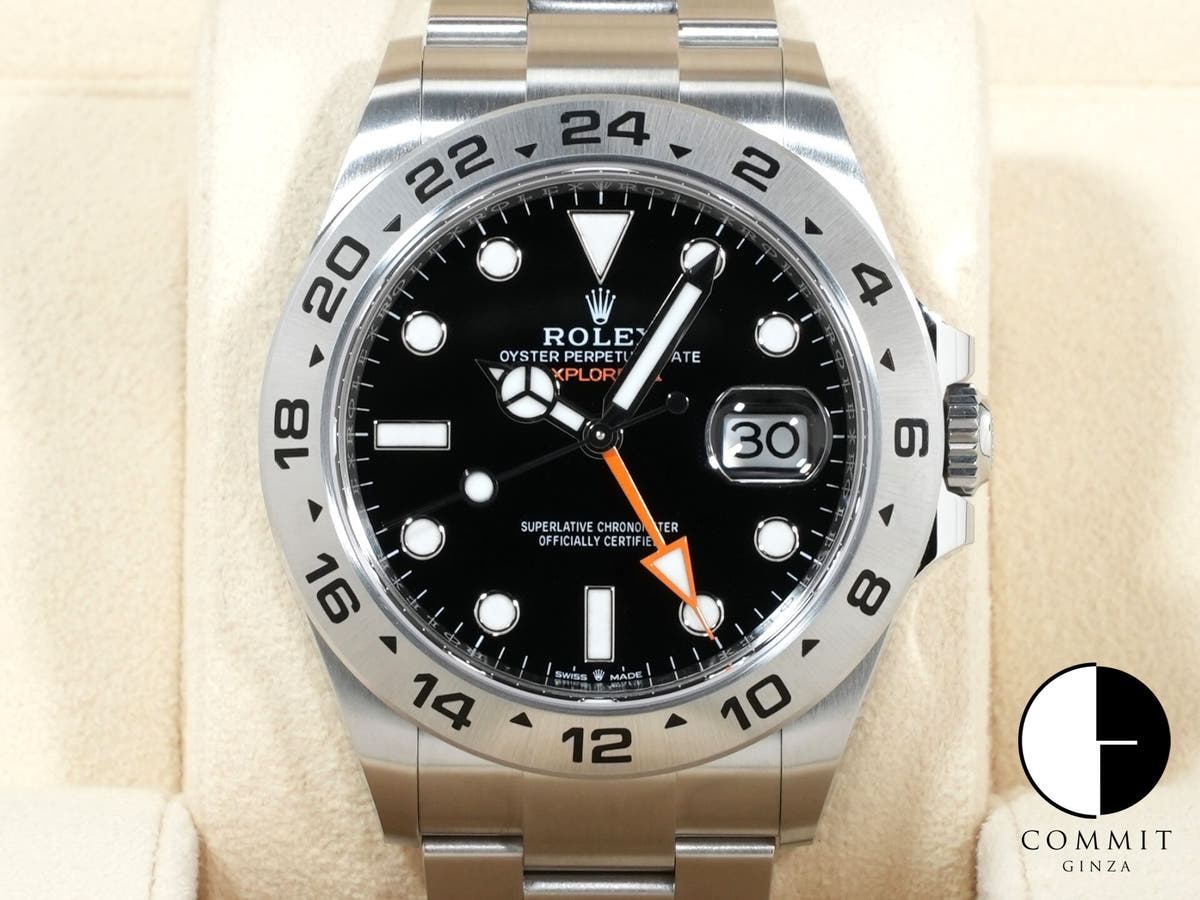 ロレックス エクスプローラーII Ref.226570 ステンレススチール ブラック文字盤