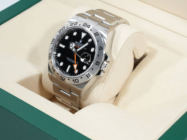 ロレックス エクスプローラーII Ref.226570 ステンレススチール ブラック文字盤