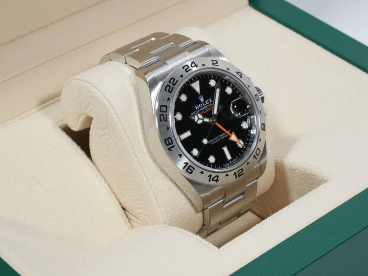 ロレックス エクスプローラーII Ref.226570 ステンレススチール ブラック文字盤