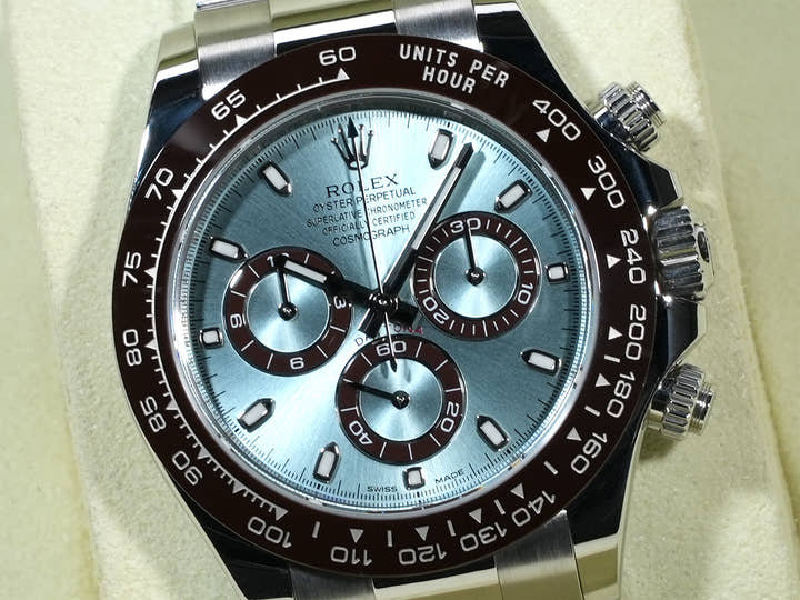 Rolex Daytona Ref. 116506 Platinum Ice Blue Dial