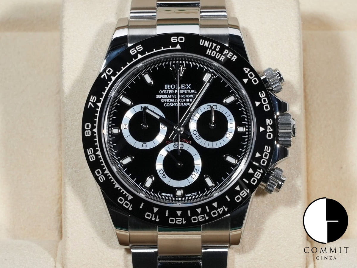 ロレックス デイトナ Ref.116500LN ステンレススチール ブラック文字盤