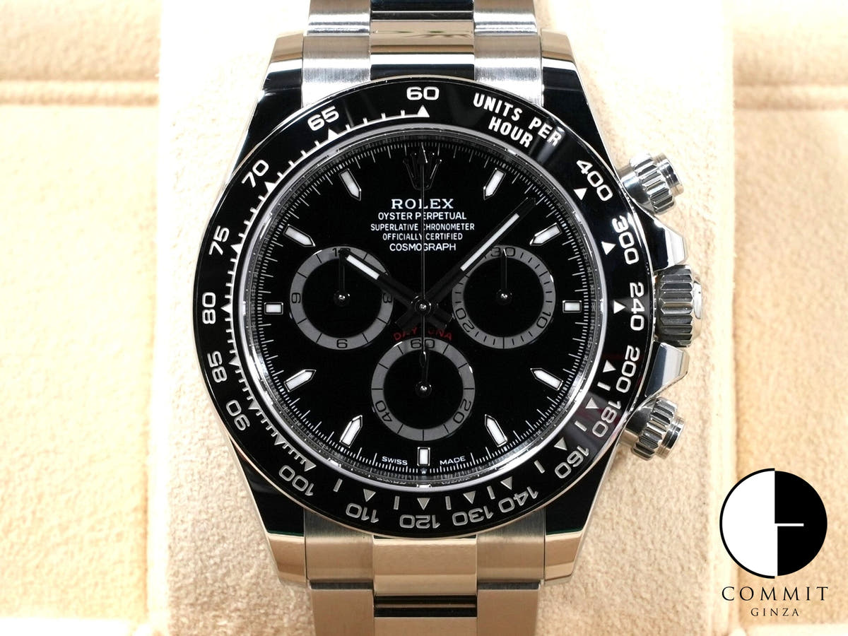 ロレックス デイトナ Ref.126500LN ステンレススチール ブラック文字盤