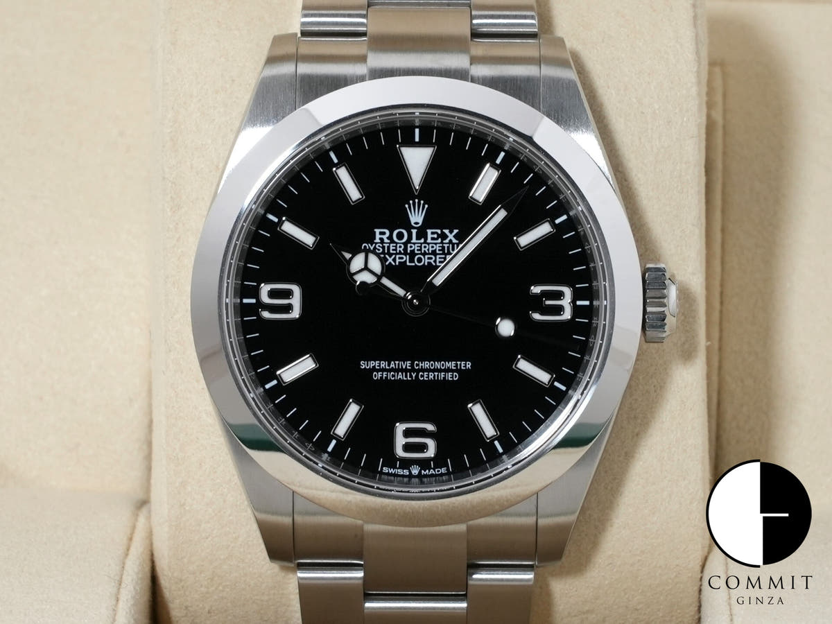 ロレックス エクスプローラー40 Ref.224270 ステンレススチール ブラック文字盤