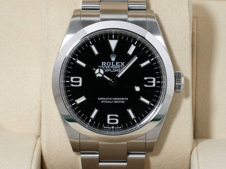 ロレックス エクスプローラー40 Ref.224270 ステンレススチール ブラック文字盤