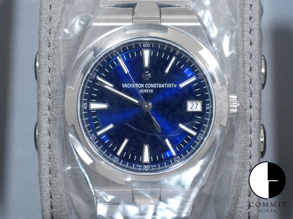 ヴァシュロンコンスタンタン オーヴァーシーズ オートマティック Ref.4520V/210A-B128 ブルー文字盤 未使用 ephdcedj