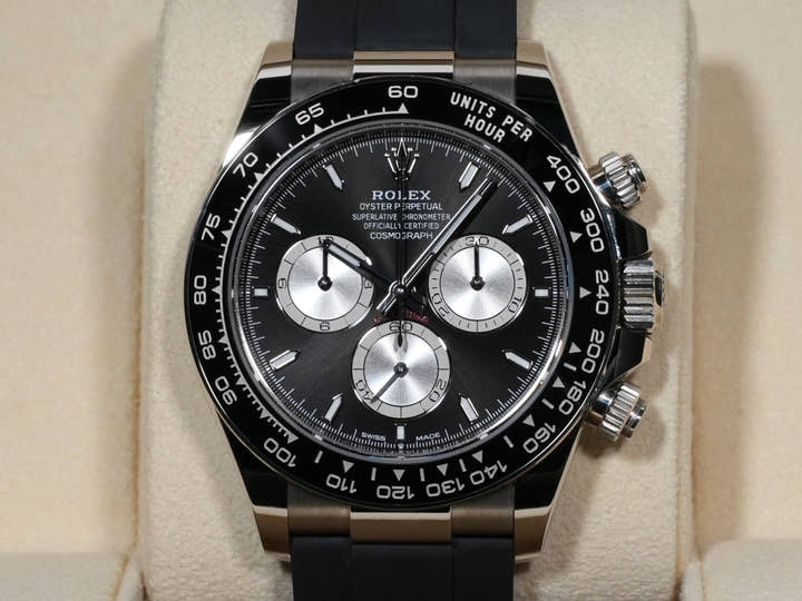 Rolex Daytona Ref. 126519LN White Gold Bright Black x Steel Dial