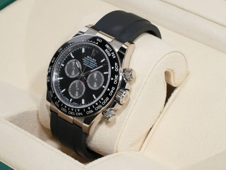 Rolex Daytona Ref. 126519LN White Gold Bright Black x Steel Dial
