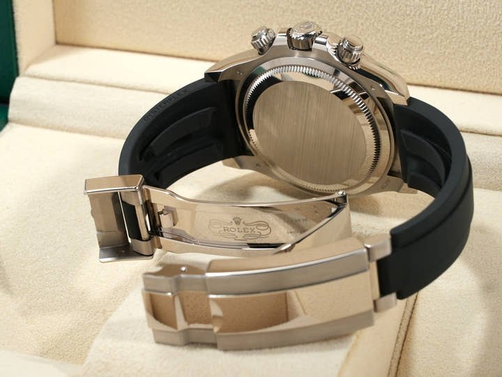 Rolex Daytona Ref. 126519LN White Gold Bright Black x Steel Dial