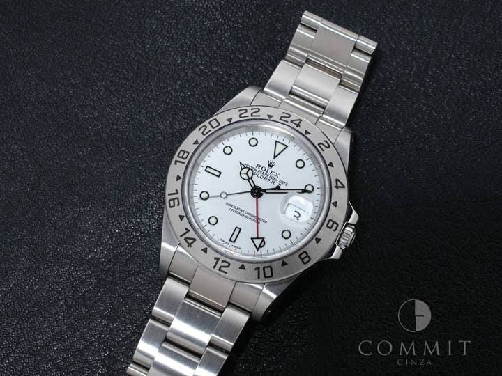 Rolex Explorer II Ref. 16570 Stainless Steel White Dial