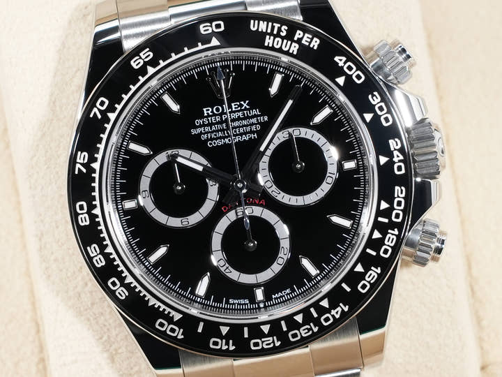 ロレックス デイトナ Ref.126500LN ステンレススチール ブラック文字盤