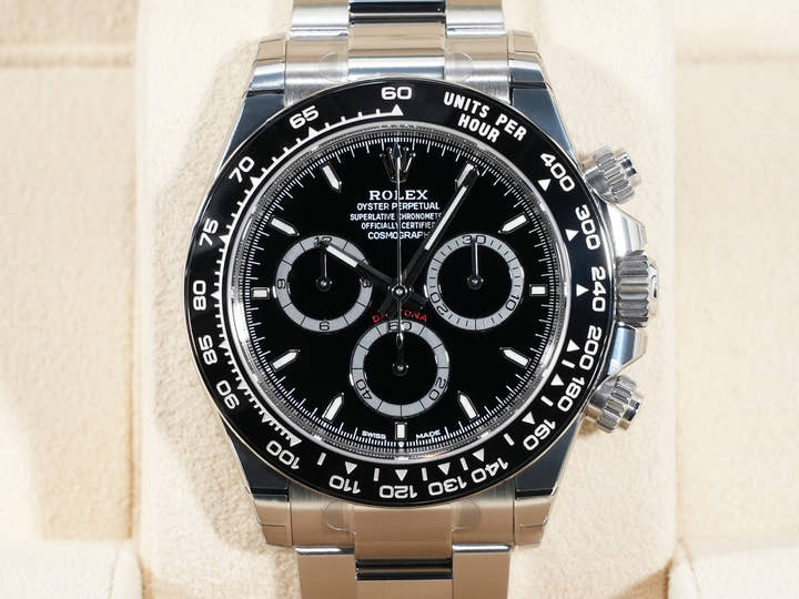 ロレックス デイトナ Ref.126500LN ステンレススチール ブラック文字盤
