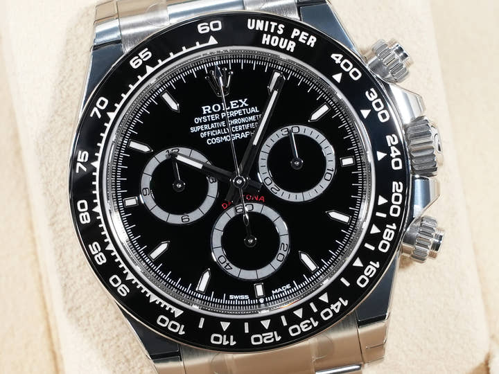 ロレックス デイトナ Ref.126500LN ステンレススチール ブラック文字盤