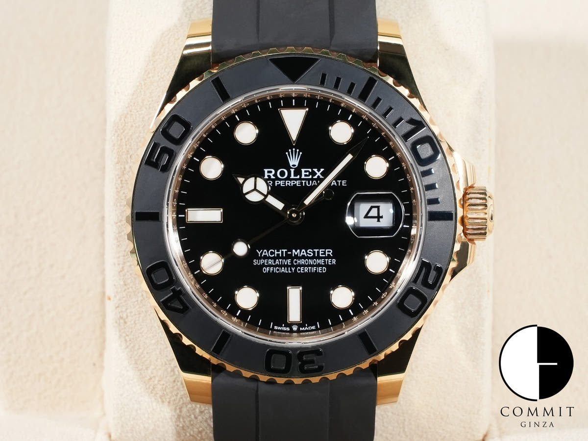 ロレックス ヨットマスター42 Ref.226658 イエローゴールド ブラック文字盤