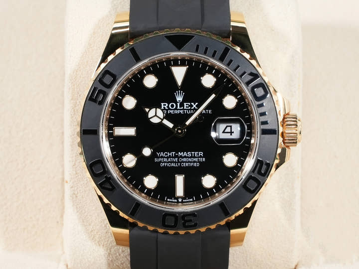ロレックス ヨットマスター42 Ref.226658 イエローゴールド ブラック文字盤