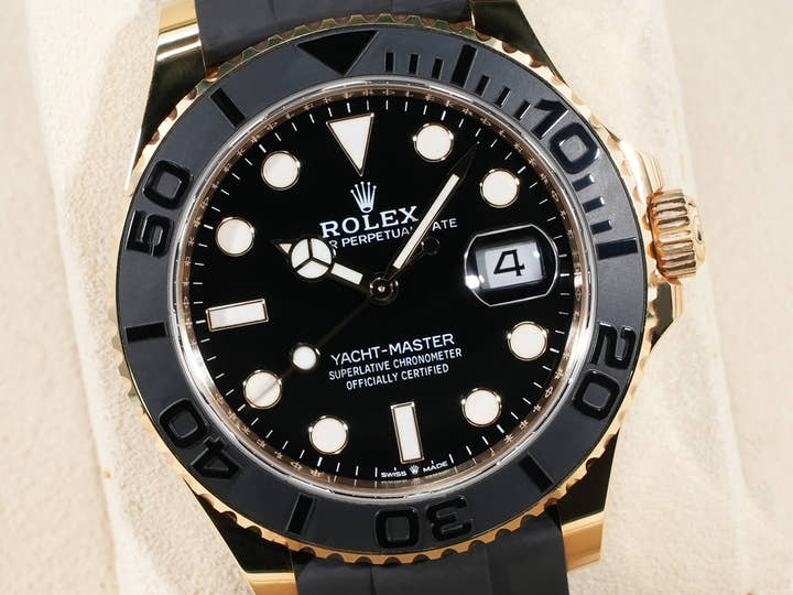 ロレックス ヨットマスター42 Ref.226658 イエローゴールド ブラック文字盤
