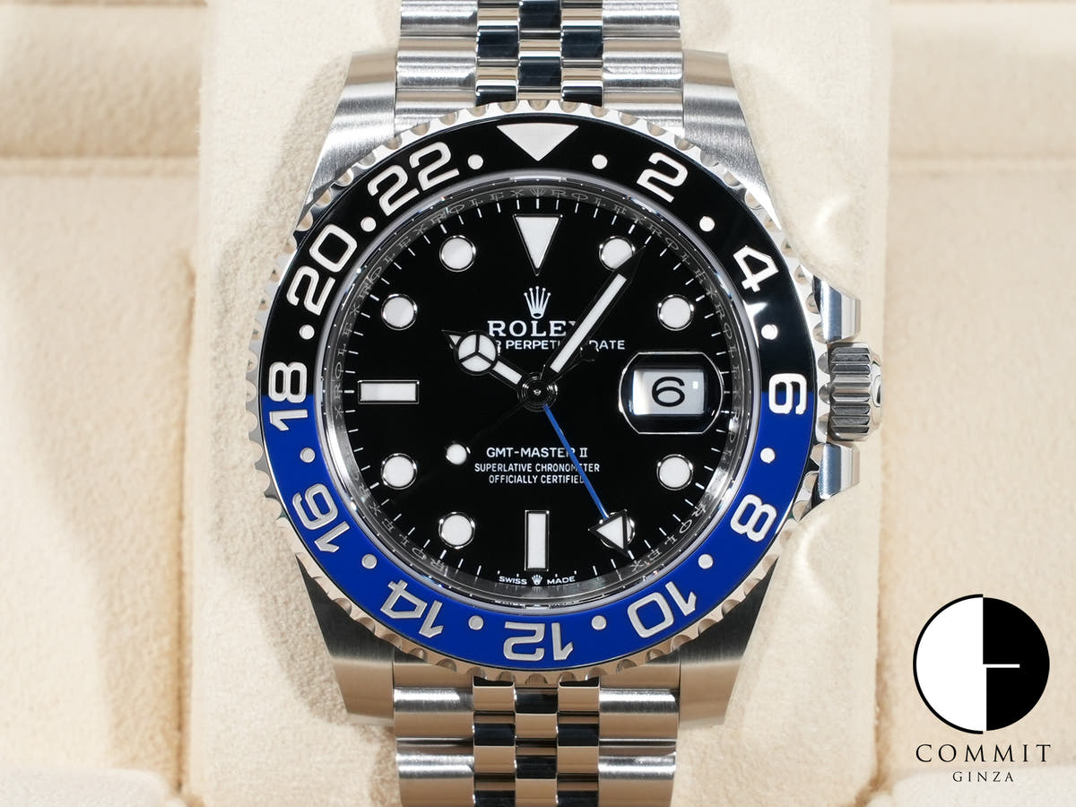 ロレックス GMTマスターII Ref.126710BLNR ステンレススチール ブラック文字盤 ジュビリーブレスレット
