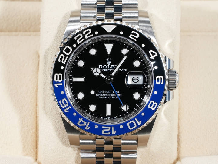 ロレックス GMTマスターII Ref.126710BLNR ステンレススチール ブラック文字盤 ジュビリーブレスレット