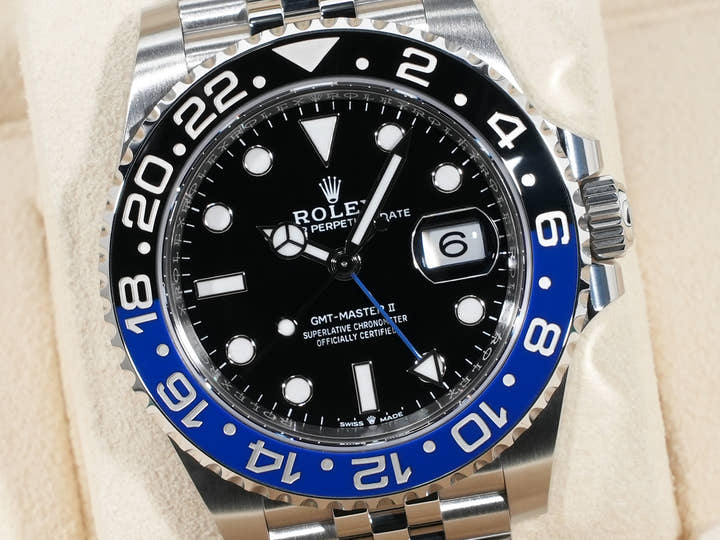ロレックス GMTマスターII Ref.126710BLNR ステンレススチール ブラック文字盤 ジュビリーブレスレット