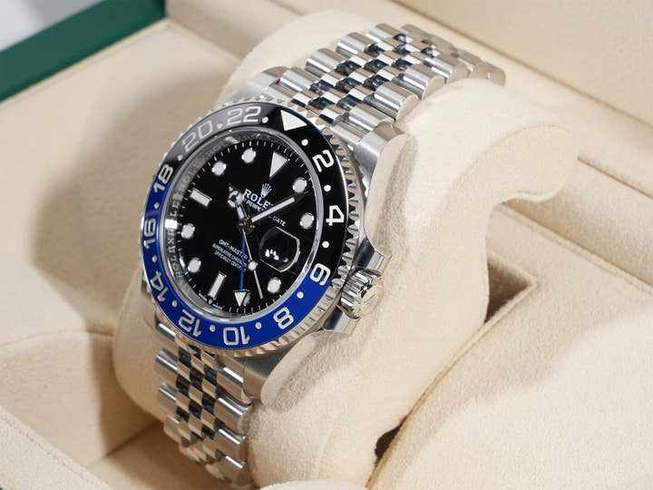 ロレックス GMTマスターII Ref.126710BLNR ステンレススチール ブラック文字盤 ジュビリーブレスレット