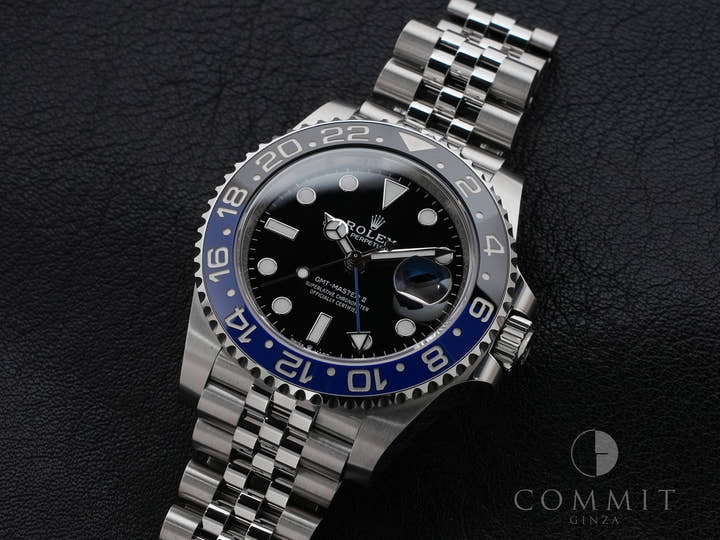 ロレックス GMTマスターII Ref.126710BLNR ステンレススチール ブラック文字盤 ジュビリーブレスレット
