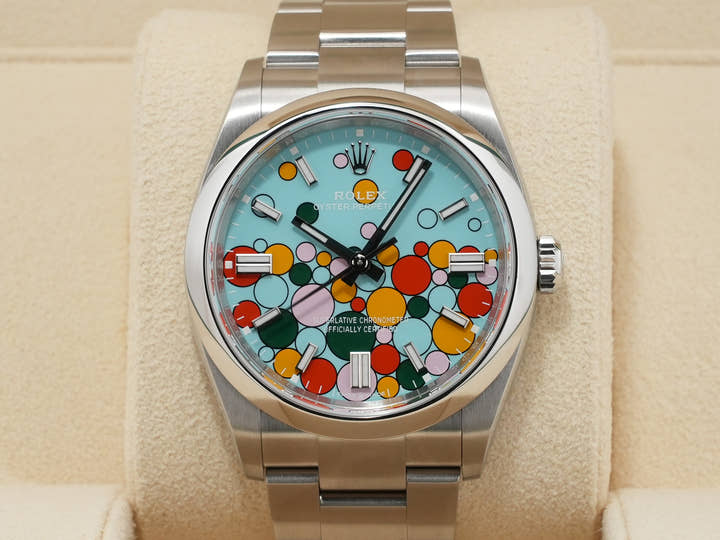 ロレックス オイスターパーペチュアル36 Ref.126000 ステンレススチール セレブレーションモチーフ文字盤