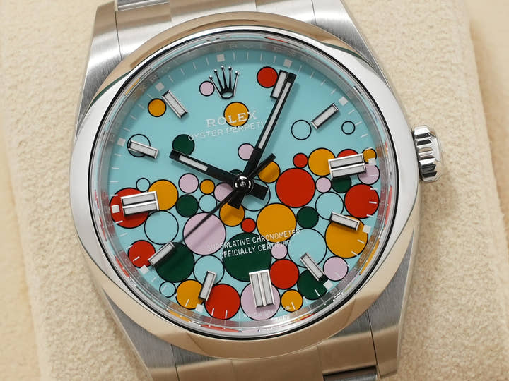 ロレックス オイスターパーペチュアル36 Ref.126000 ステンレススチール セレブレーションモチーフ文字盤