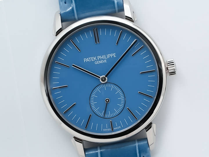 パテックフィリップ カラトラバ グランド エキシビジョン 東京2023 Ref.6127G-010/7127G-010 ホワイトゴールド ラックライトブルー(スカイブルー) ライラックトーン(パープル)文字盤