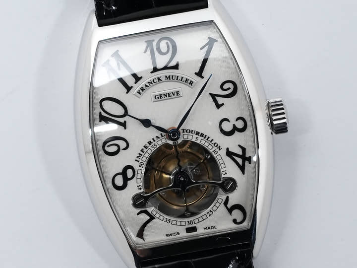 フランクミュラー インペリアル トゥールビヨン Ref.5850T シルバー文字盤 中古 q5sg9yym