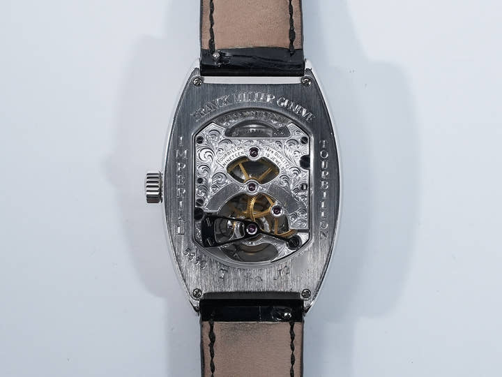 フランクミュラー インペリアル トゥールビヨン Ref.5850T シルバー文字盤 中古 q5sg9yym