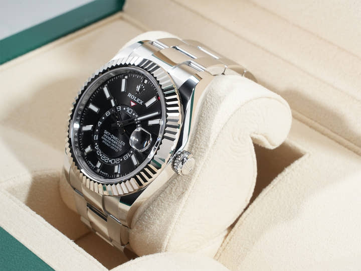 ロレックス スカイドゥエラー Ref.336934 ステンレススチール/ホワイトゴールド ブラック文字盤 オイスターブレスレット