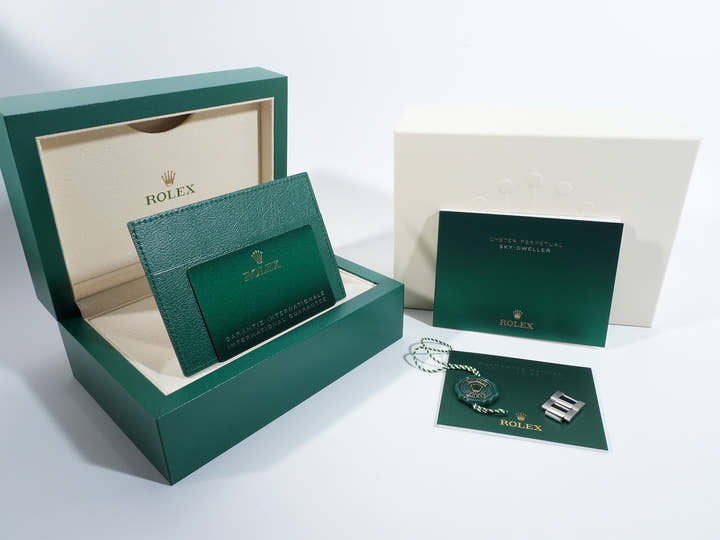 ロレックス スカイドゥエラー Ref.336934 ステンレススチール/ホワイトゴールド ブラック文字盤 オイスターブレスレット