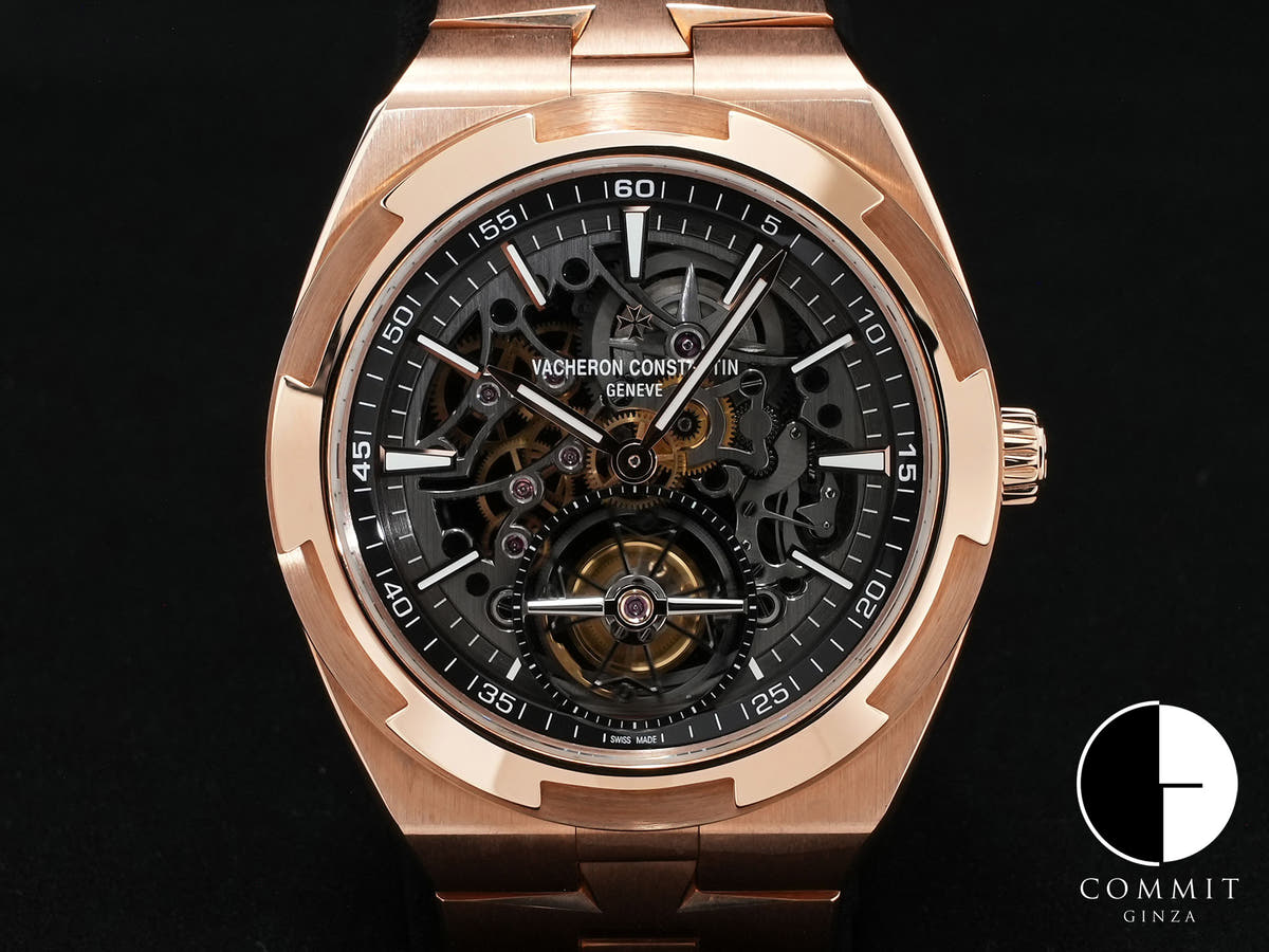 ヴァシュロンコンスタンタン オーヴァーシーズ トゥールビヨン スケルトン Ref.6000V/110R-B934 18KPG スケルトン文字盤 美中古 kqpohudh