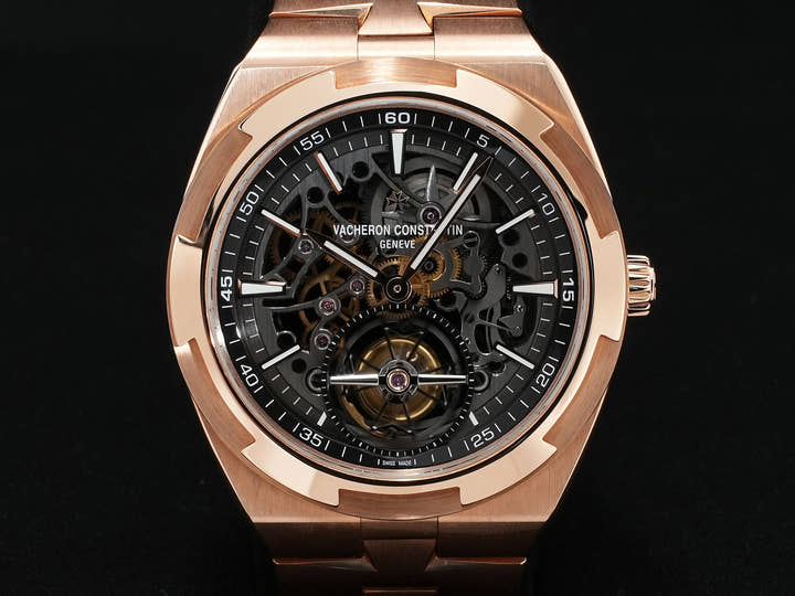 ヴァシュロンコンスタンタン オーヴァーシーズ トゥールビヨン スケルトン Ref.6000V/110R-B934 18KPG スケルトン文字盤 美中古 kqpohudh