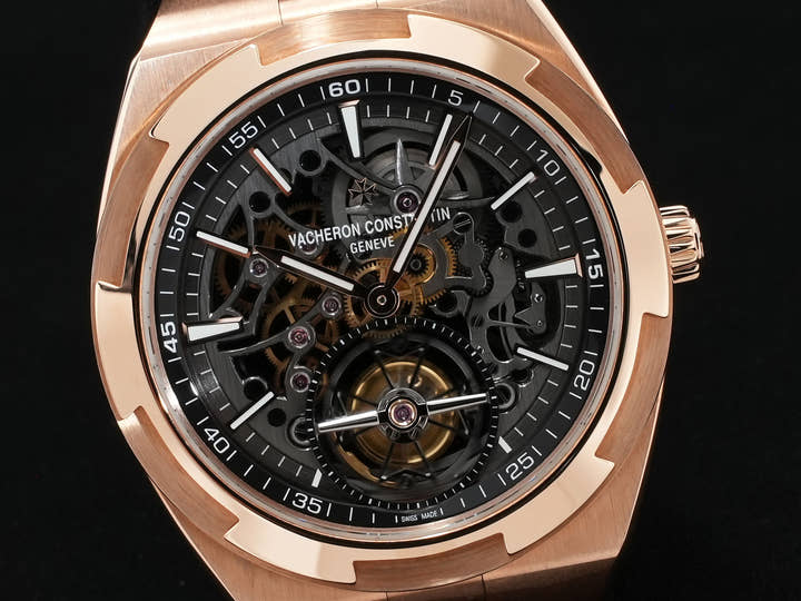 ヴァシュロンコンスタンタン オーヴァーシーズ トゥールビヨン スケルトン Ref.6000V/110R-B934 18KPG スケルトン文字盤 美中古 kqpohudh