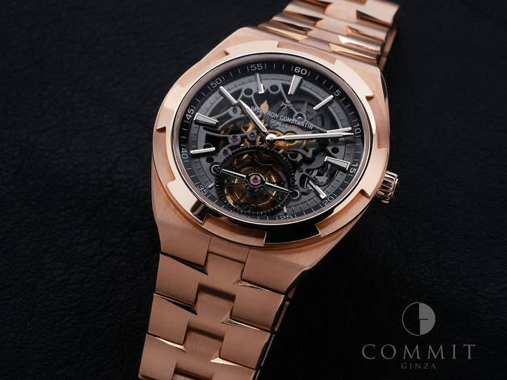 ヴァシュロンコンスタンタン オーヴァーシーズ トゥールビヨン スケルトン Ref.6000V/110R-B934 18KPG スケルトン文字盤 美中古 kqpohudh