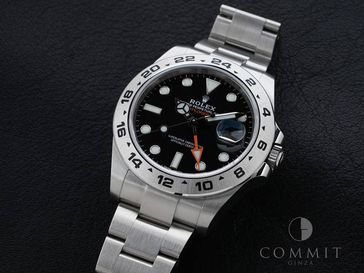 ロレックス エクスプローラーII Ref.216570 ステンレススチール ブラック文字盤