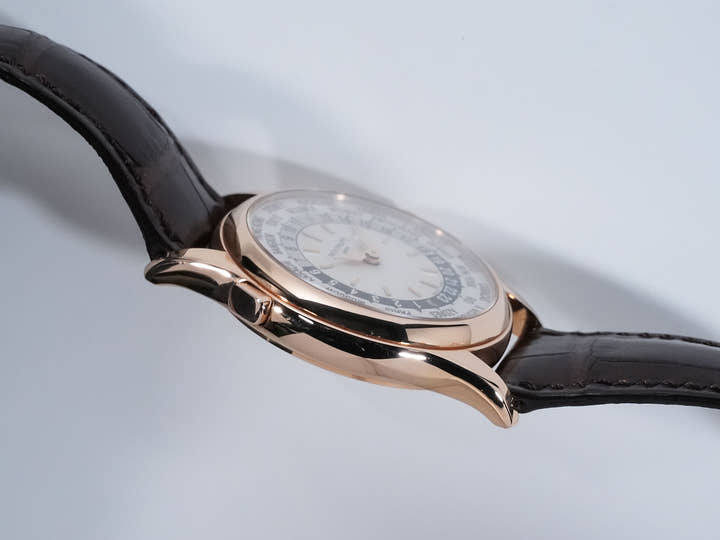 パテックフィリップ コンプリケーション ワールドタイム Ref.5110R-001 ローズゴールド シルバー文字盤
