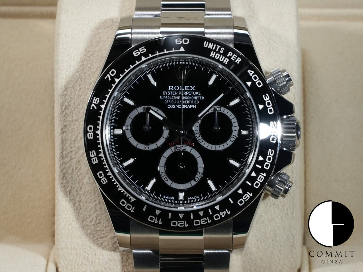 ロレックス デイトナ Ref.126500LN ステンレススチール ブラック文字盤
