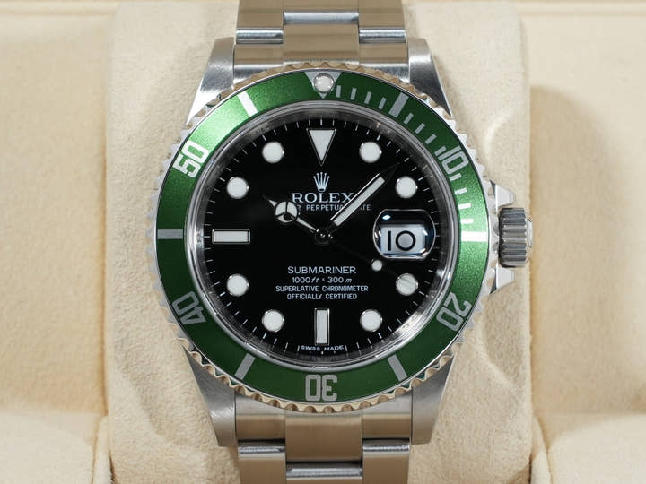 ロレックス サブマリーナー デイト Ref.16610LV ステンレススチール ブラック文字盤 美品 5kyzot4s